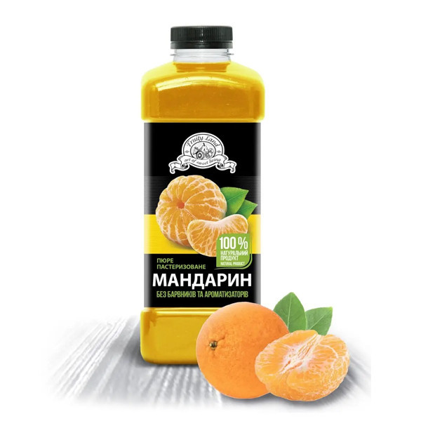 [НФ-00002772ёё] Пюре пастеризоване Фрутіленд мандарин 1кг