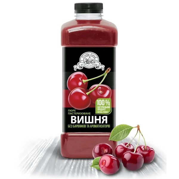 [НФ-00002755ёё] Пюре пастеризоване Фрутіленд вишня 1кг