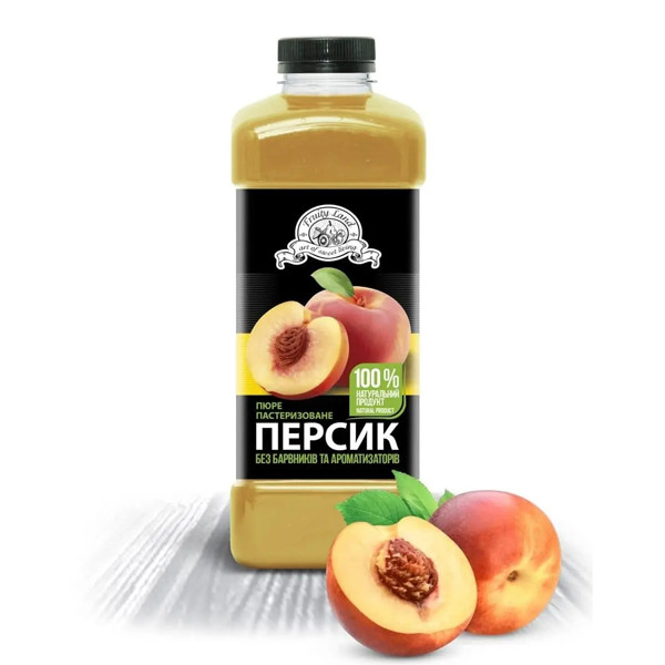 [НФ-00002779ёё] Пюре пастеризоване Фрутіленд персик 1кг