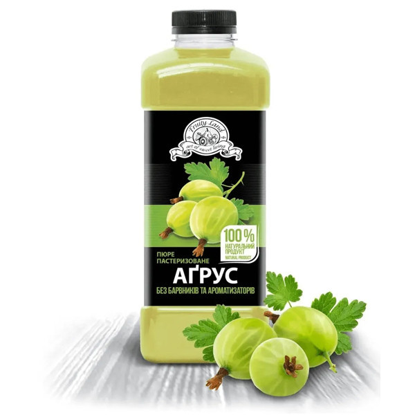 Пюре пастеризоване Фрутіленд агрус 1кг