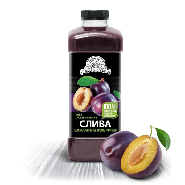 Пюре пастеризоване Фрутіленд слива 1кг