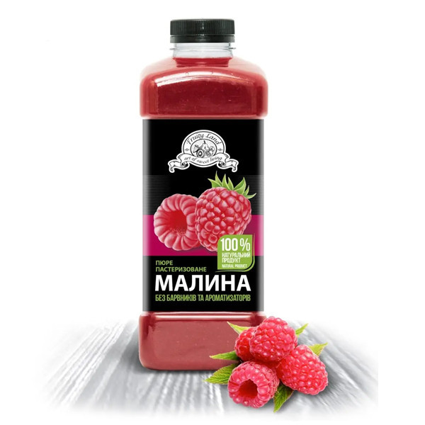 [НФ-00002770ёё] Пюре пастеризоване Фрутіленд малина 1кг
