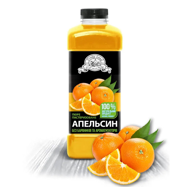 [НФ-00002750ёё] Пюре пастеризоване Фрутіленд апельсин 1кг