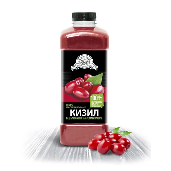 [НФ-00002766ёё] Пюре пастеризоване Фрутіленд кизил 1кг