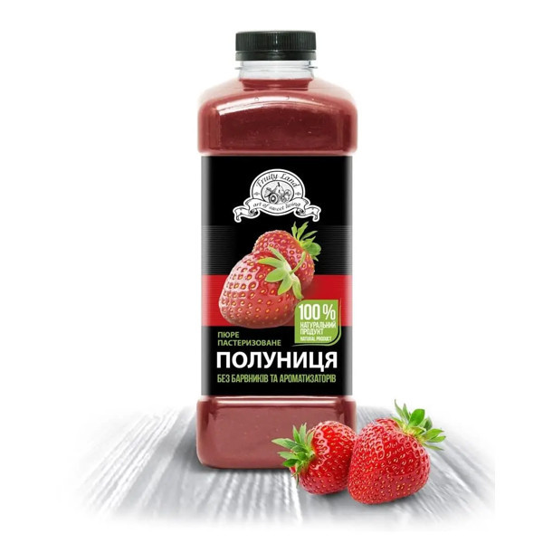 [НФ-00002781ёё] Пюре пастеризоване Фрутіленд полуниця 1кг